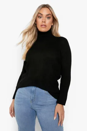 Plus Knitted Turtleneck