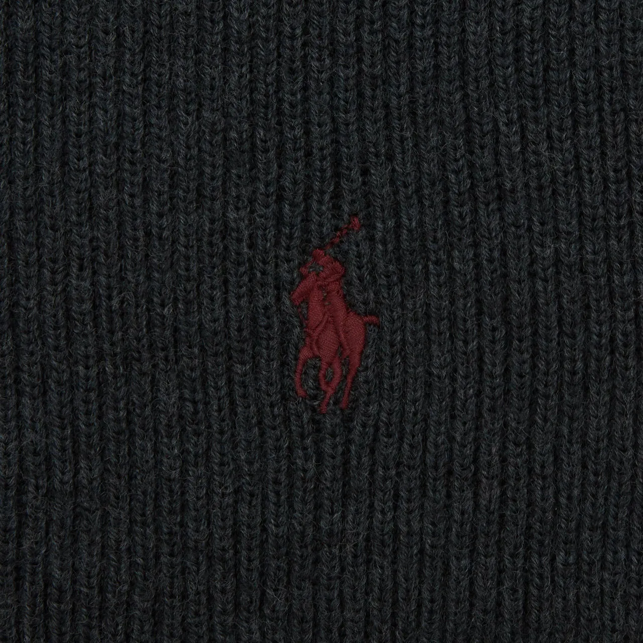 POLO RALPH LAUREN Signature Pony Scarf - Dark Granite