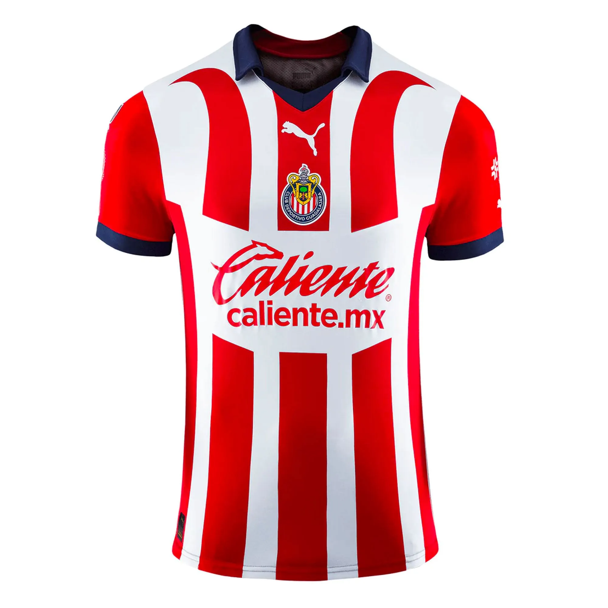 PUMA Men's Chivas De Guadalajara 2023/24 Authentic Home Jersey w/ Chicharito #14 Printing