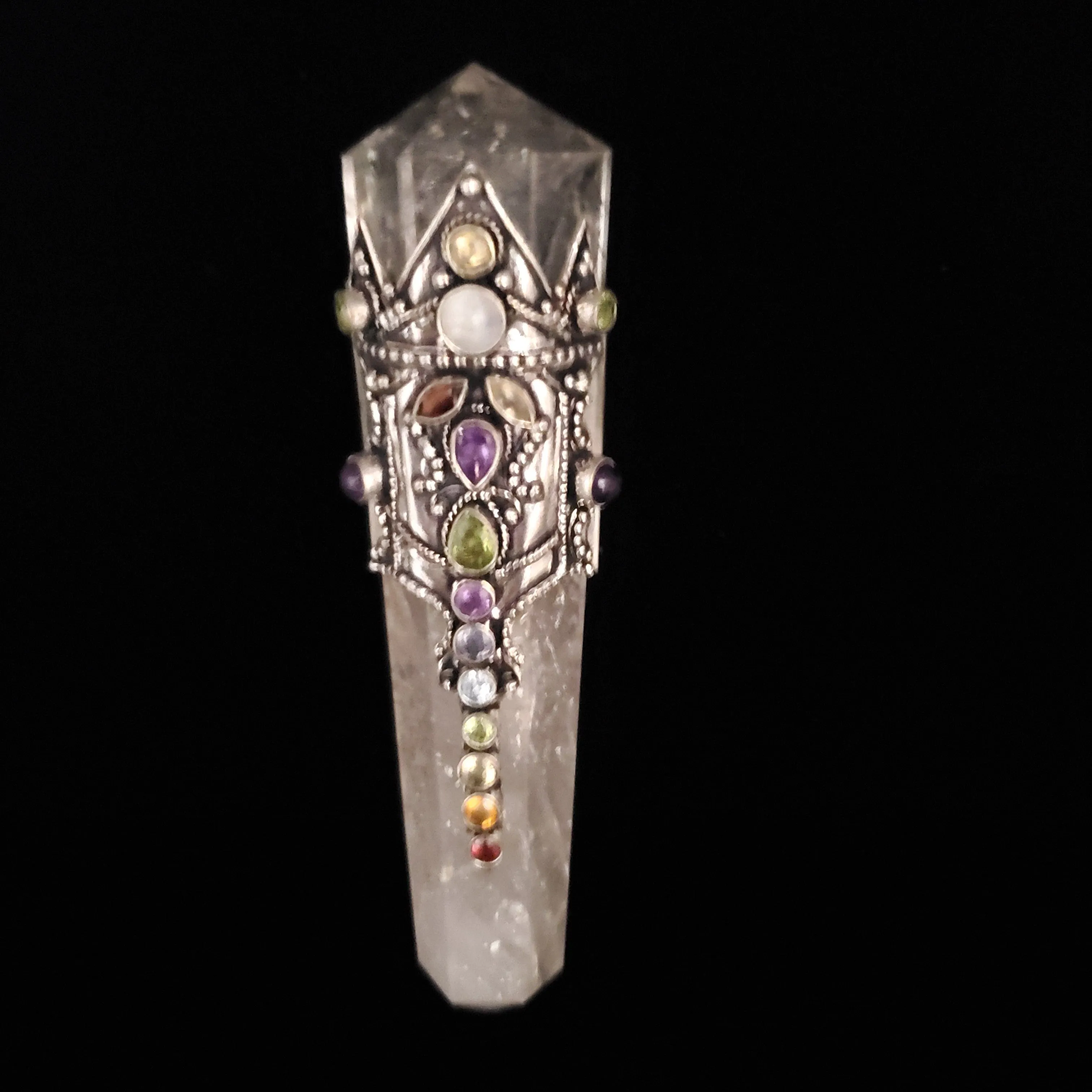 Quartz Chakra Wand (Double Terminated)