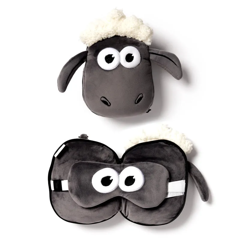 Relaxeazzz Travel Pillow & Eye Mask - Shaun the Sheep CUSH329