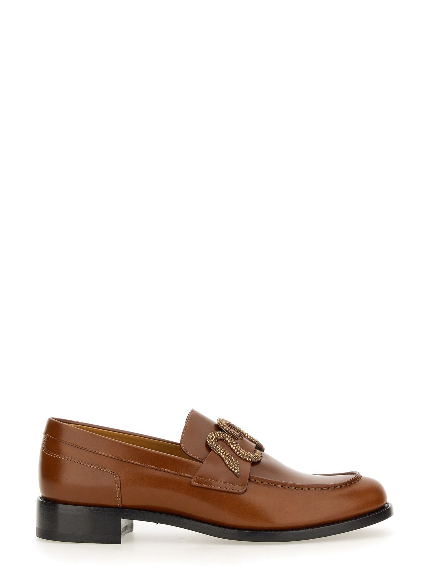 RENE CAOVILLA    LEATHER LOAFER