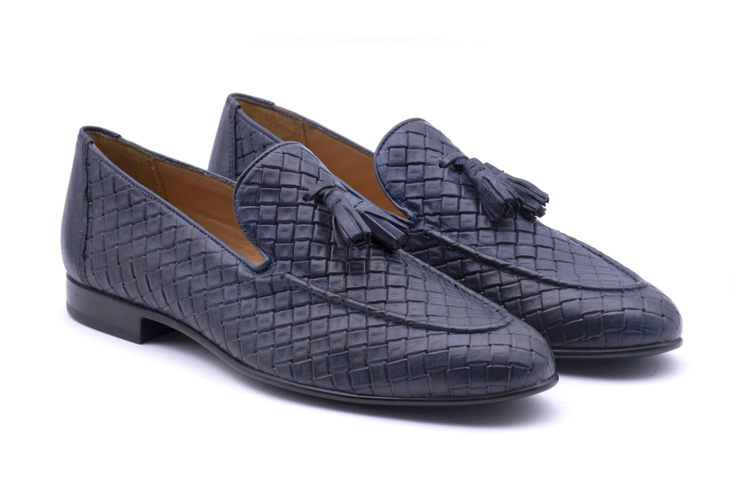 Rhombus loafer with tassels