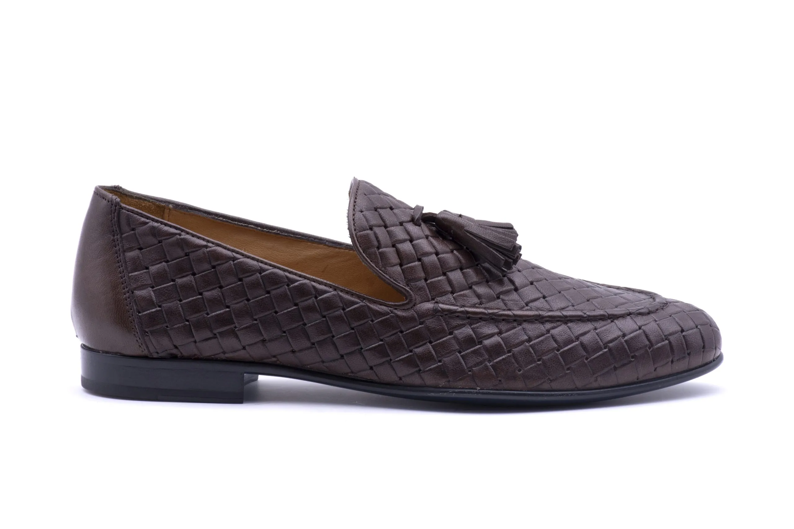 Rhombus loafer with tassels