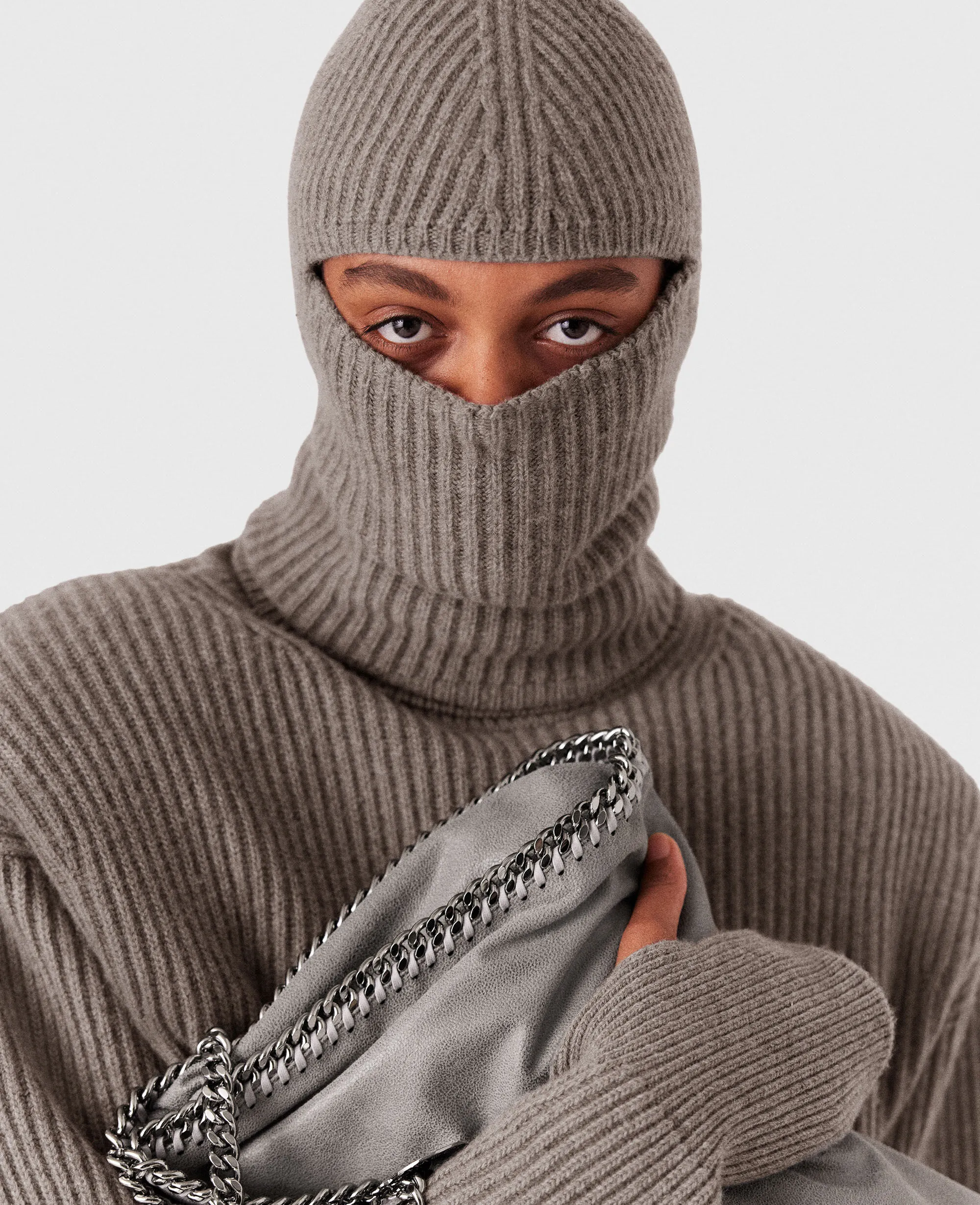 Ribbed Balaclava 