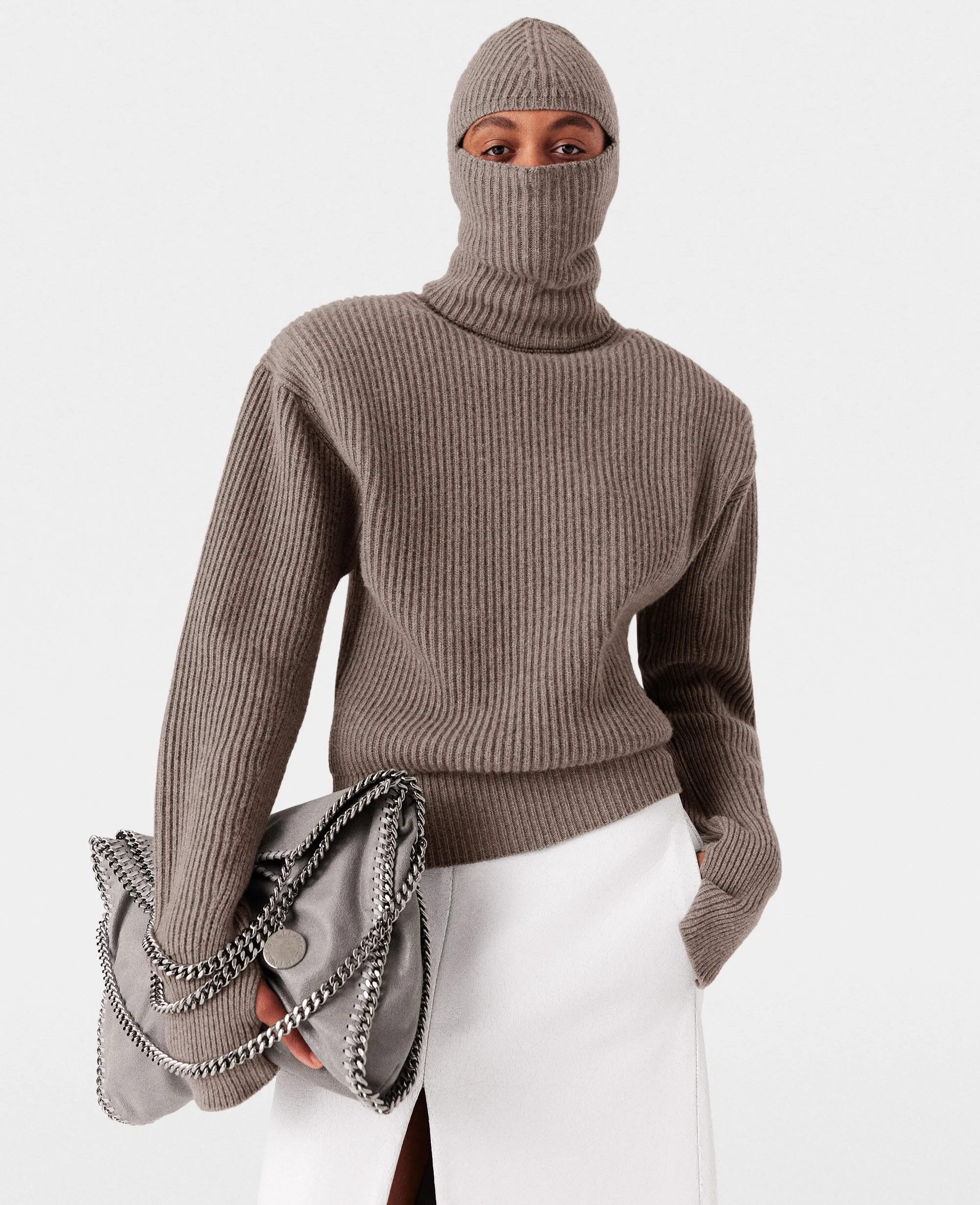 Ribbed Balaclava 