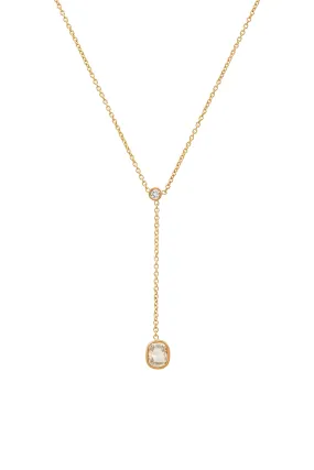 Rose Cut Diamond Lariat No. 2316