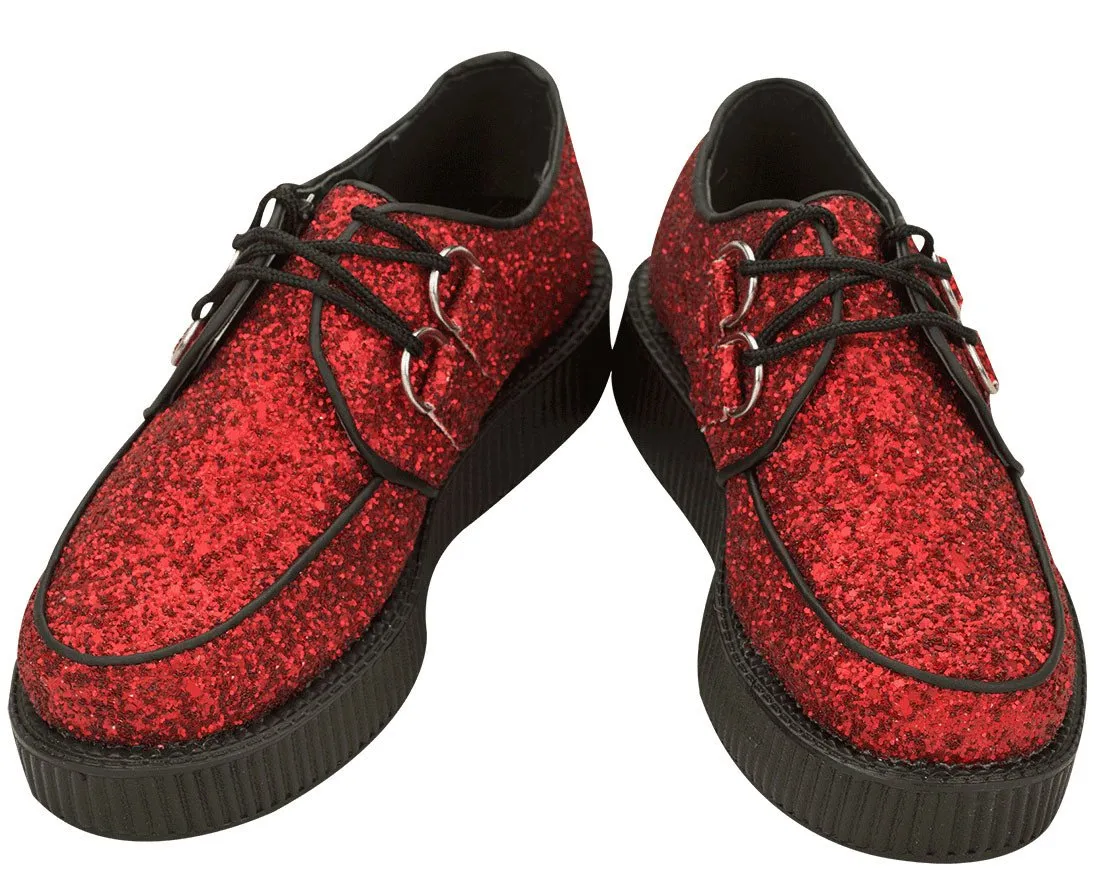 Ruby Red Glitter Creepers