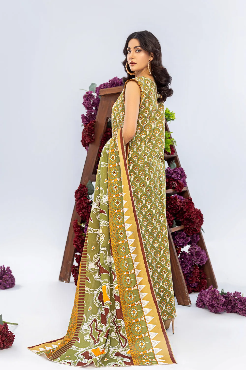 Safwa Praha Vol-06 Digital Printed Lawn Unstitched 3Pc Suit SPH-57