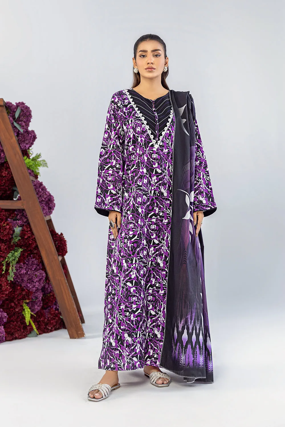 Safwa Praha Vol-06 Digital Printed Lawn Unstitched 3Pc Suit SPH-60