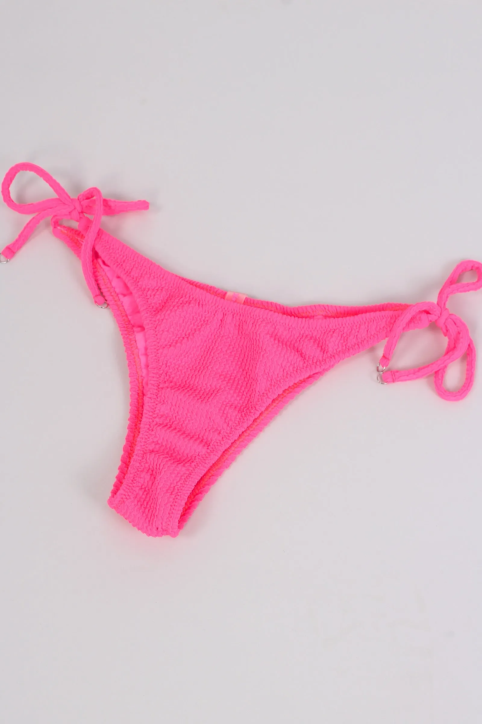 Slip Americano Costine Fluo Fucsia