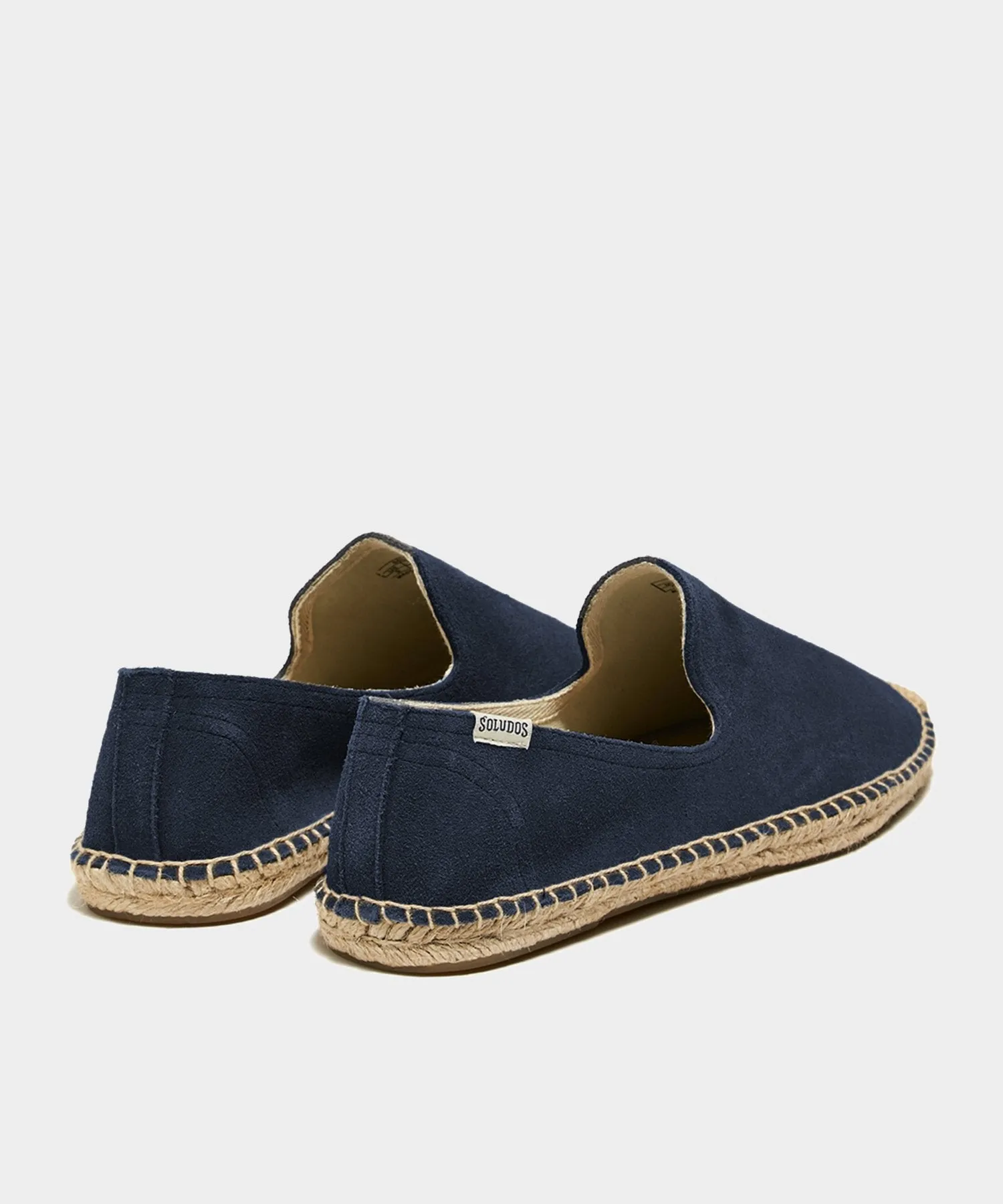 Soludos Smoking Slipper Espadrille in Navy