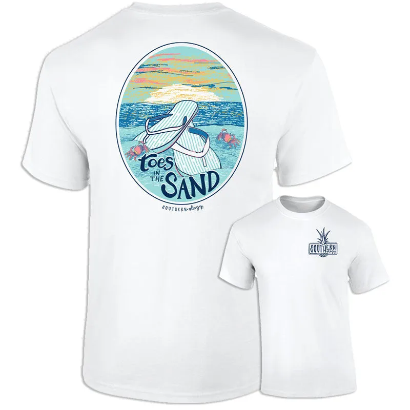 Southernology Toes in the Sand Beach Comfort Colors T-Shirt