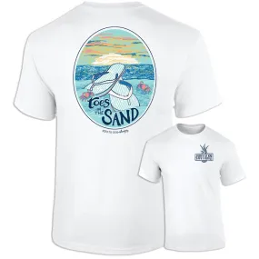 Southernology Toes in the Sand Beach Comfort Colors T-Shirt