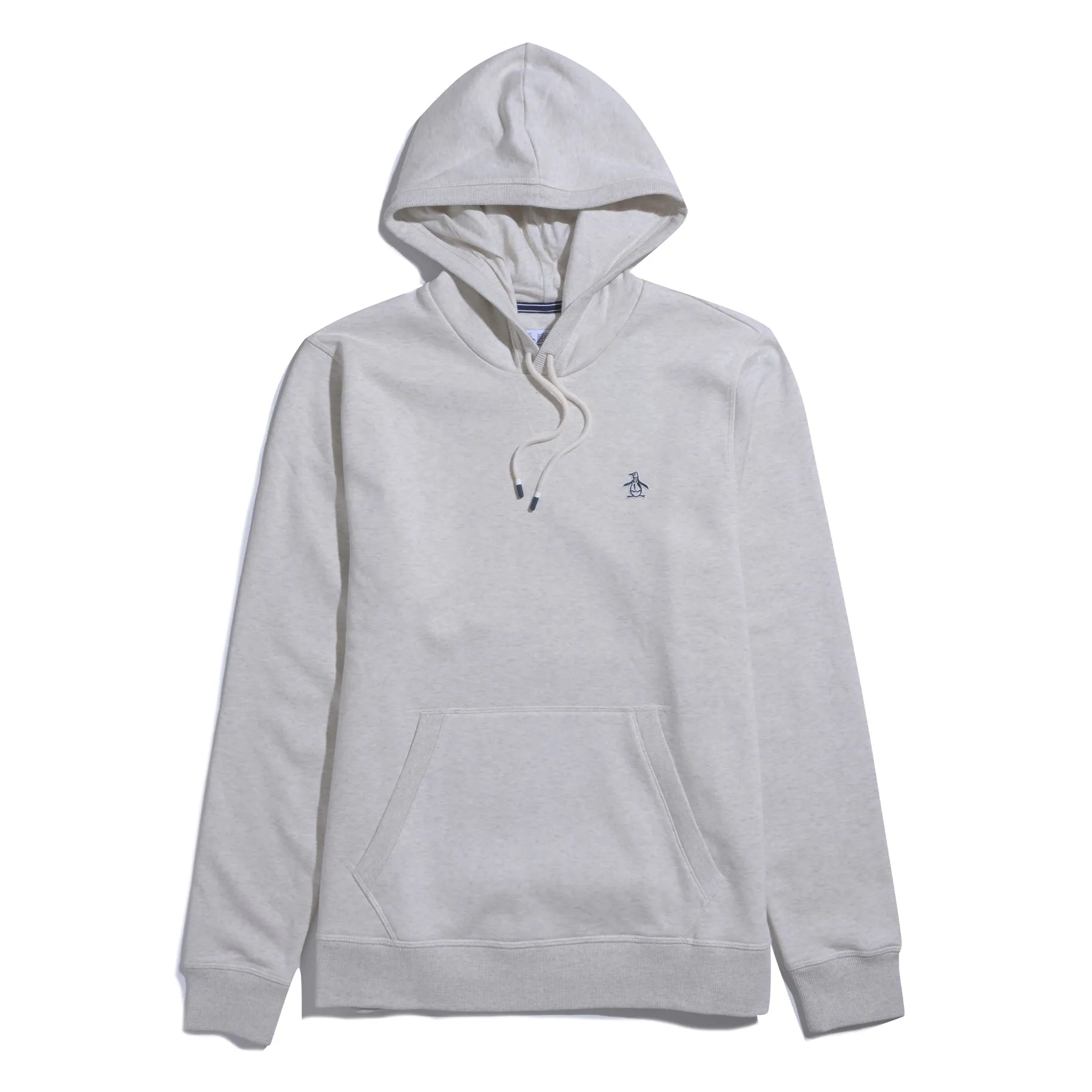 Sticker Pete Pullover Fleece Hoodie In Birch Jasper Heather