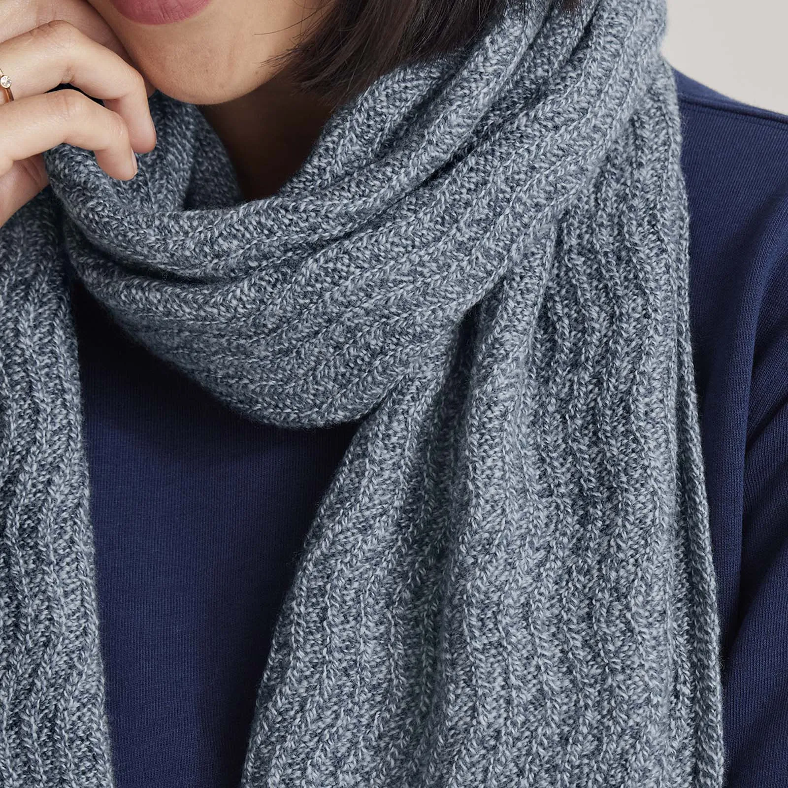 The Scarf - Charcoal Marl