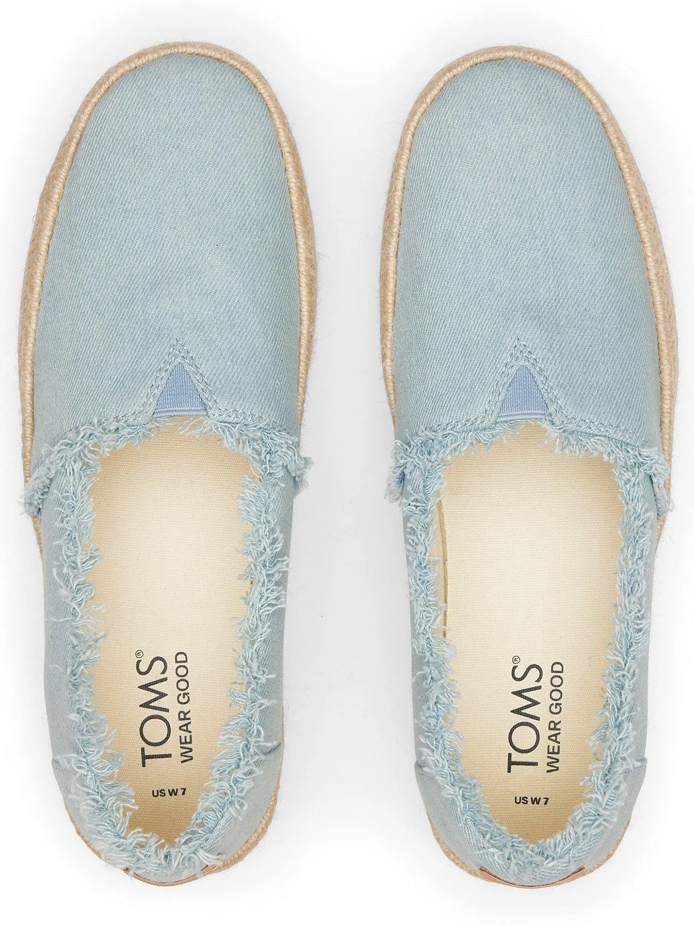 TOMS Valencia Pastel Blue Espadrille