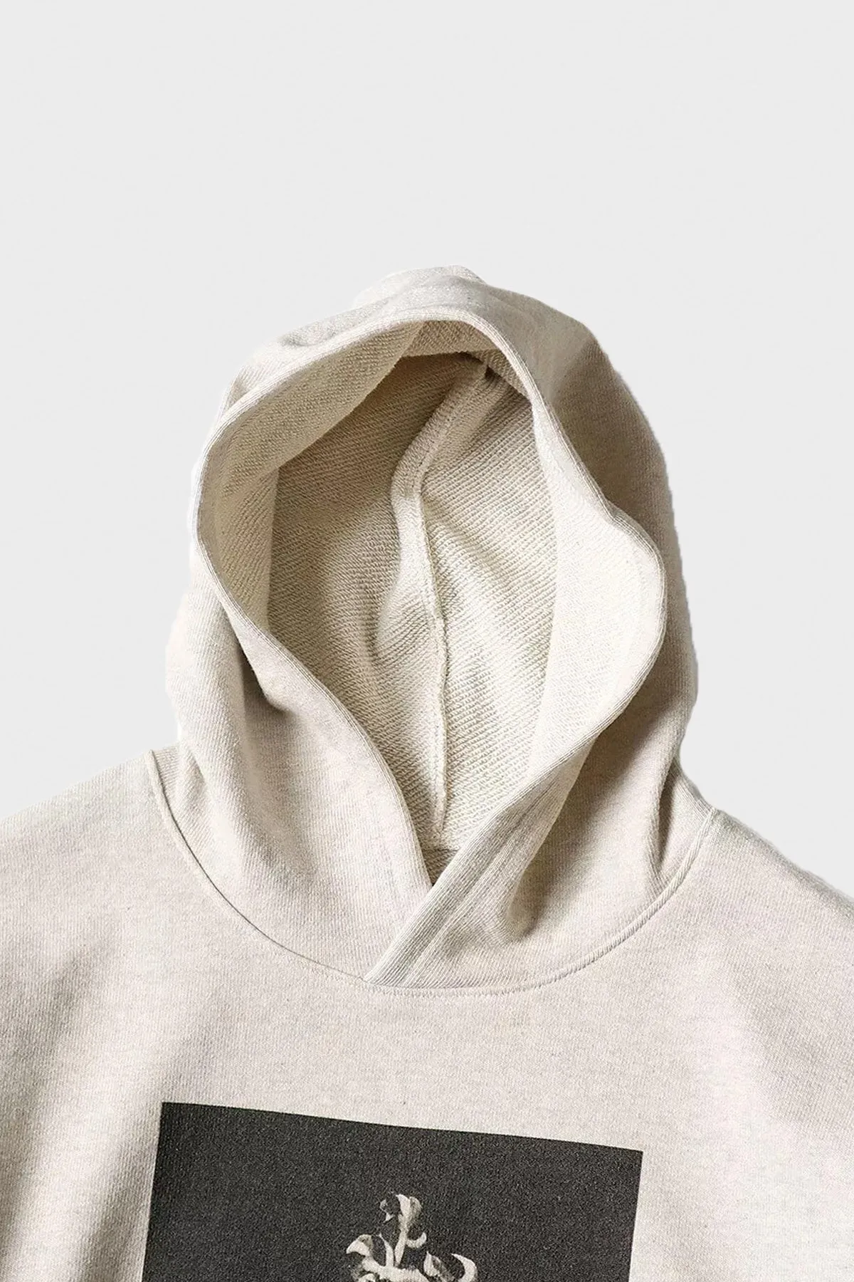 TOP SWT Knit Hoodie (NENESAKU) - Natural