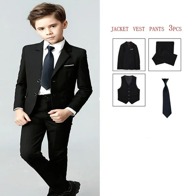 Traje de Niño Formal Suit for Boys Kids Suit School Graduation Performance