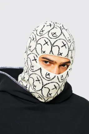 Trippy Jacquard Balaclava