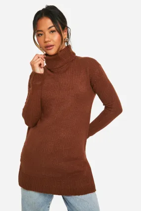 Turtleneck Knitted Tunic