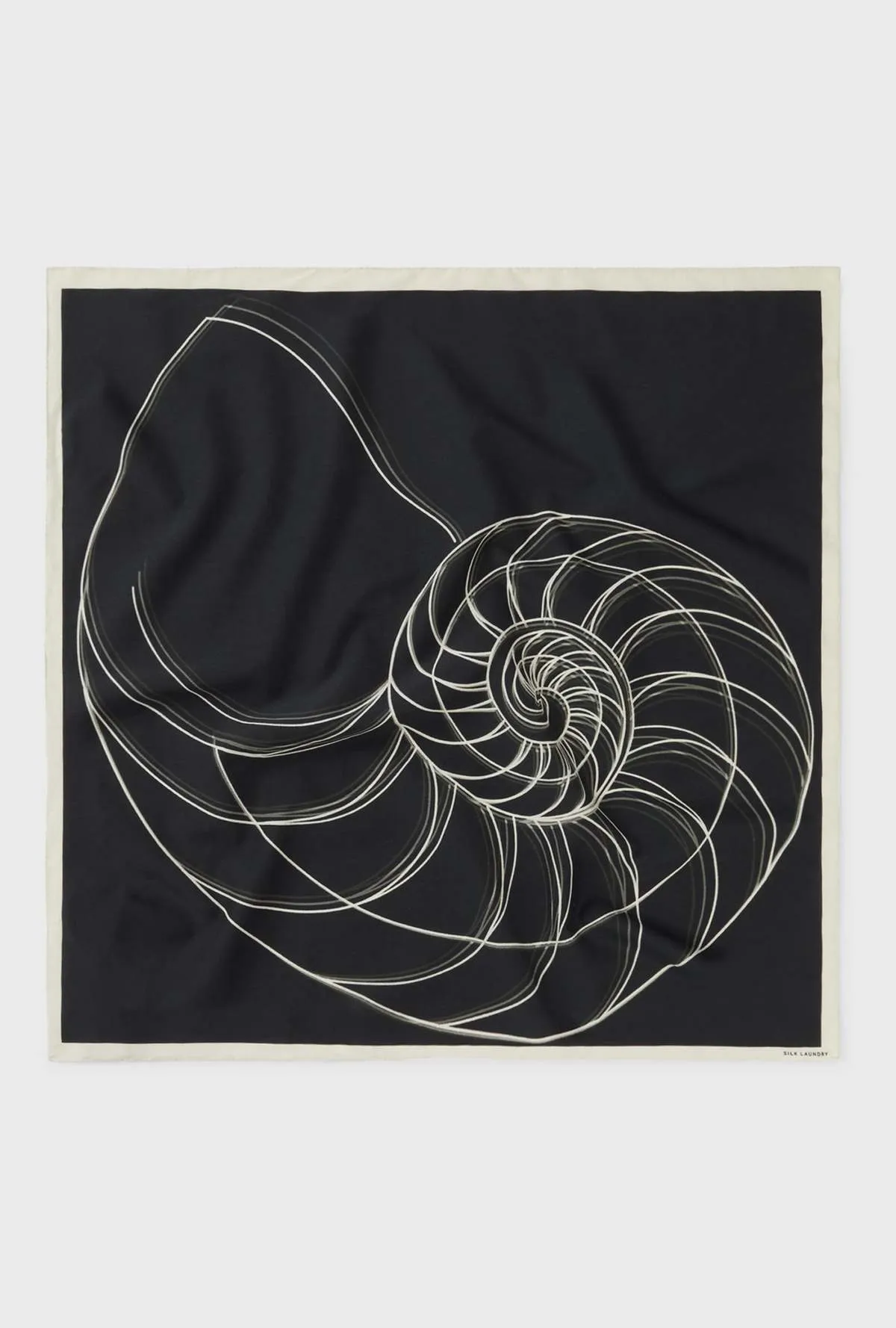 TWILL SCARF - FIBONACCI BLACK