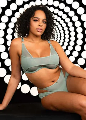 Underwired Peep Show Deep Plunge Bra by Scantilly by Curvy Kate | Look Again