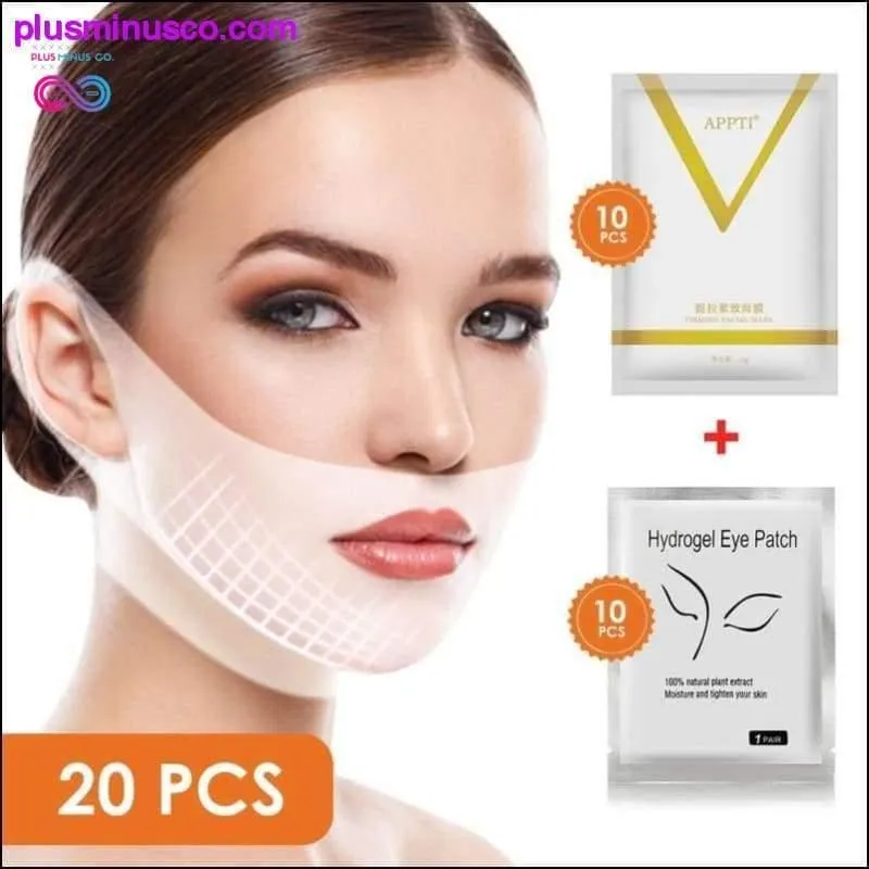 V Chin Lifting Mask + Hydrogel Eye Patch Mask Moisture