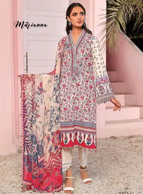 Viva Prints by Anaya Embroidered Lawn Unstitched 3 Piece Suit - AKC23VPL 12 MARIANNA