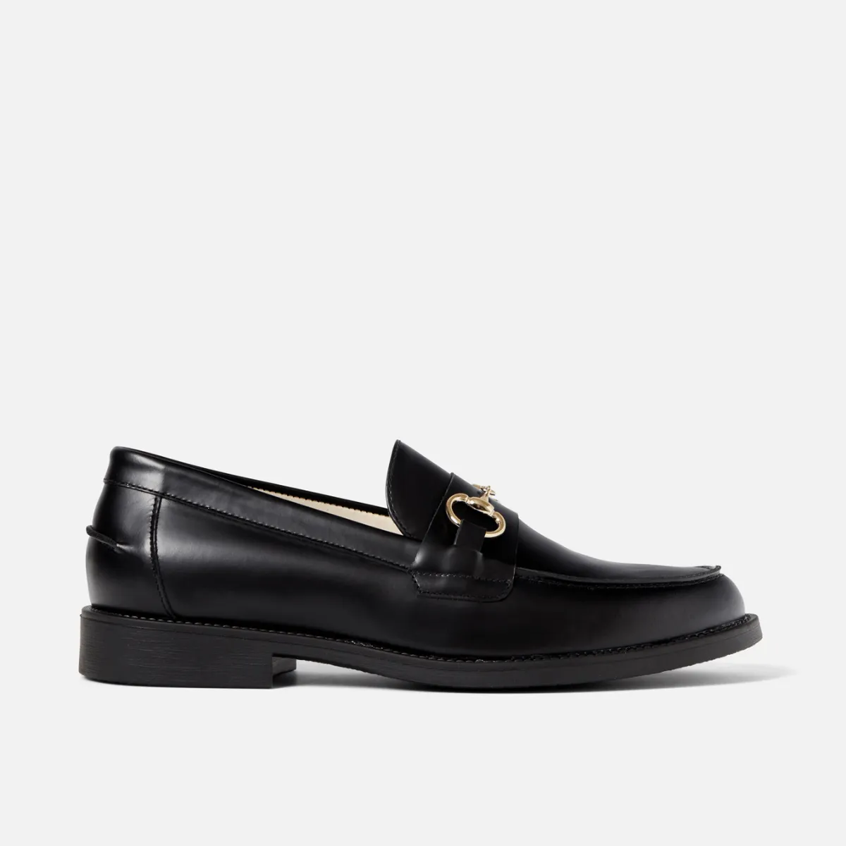 Wilde Black Bit Loafer - Men's