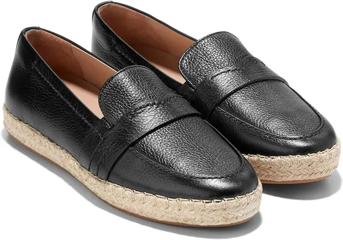 WOMEN'S COLE HAAN CLOUDFEEL MONTAUK ESPADRILLE LOAFER | BLACK