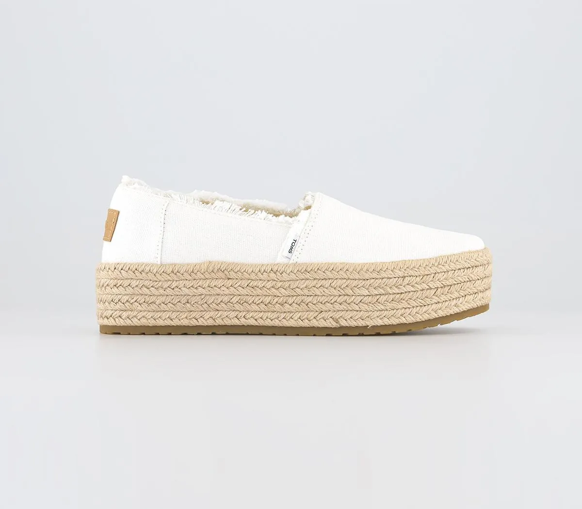 Womens Toms Valencia Espadrille White