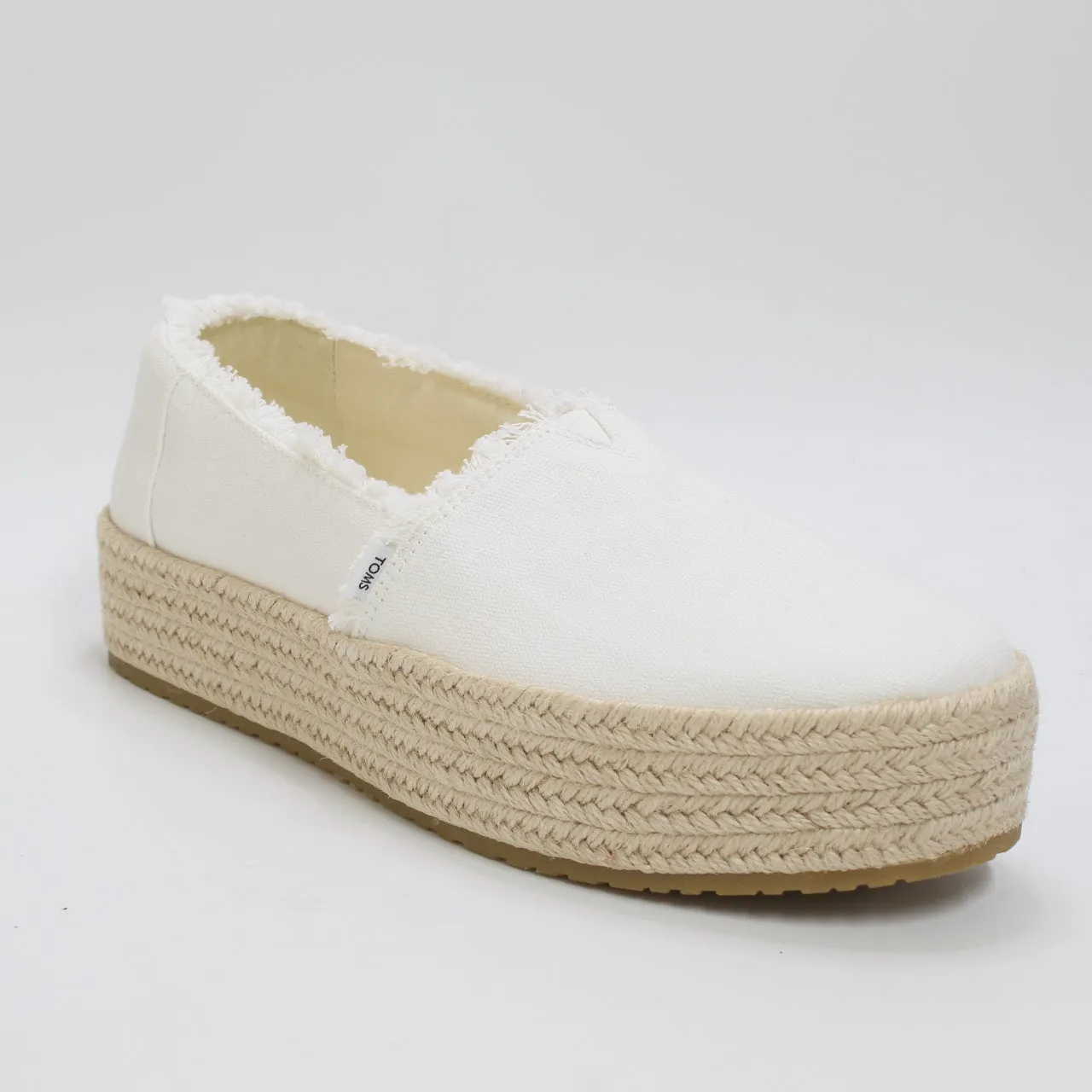 Womens Toms Valencia Espadrille White